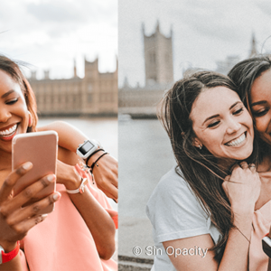 avant après preset coup de foudre à notting hill