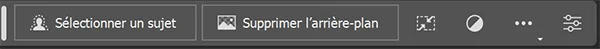 barre d'outils photoshop beta