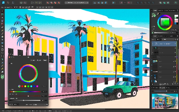 Interface Affinity Designer