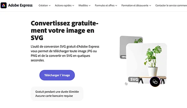 vectoriser un logo grâce à adobe express