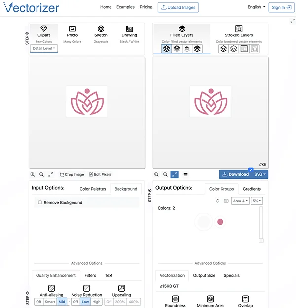 outil gratuit : vectorizer